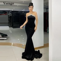 verngo sexy mermaid satin mermaid prom dresses halter applique sleeves fitted slim women formal evening gowns robe de soiree