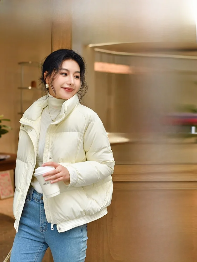 Yalu 2024 новый пуховик женский зимний в стиле вестерн модный короткий
