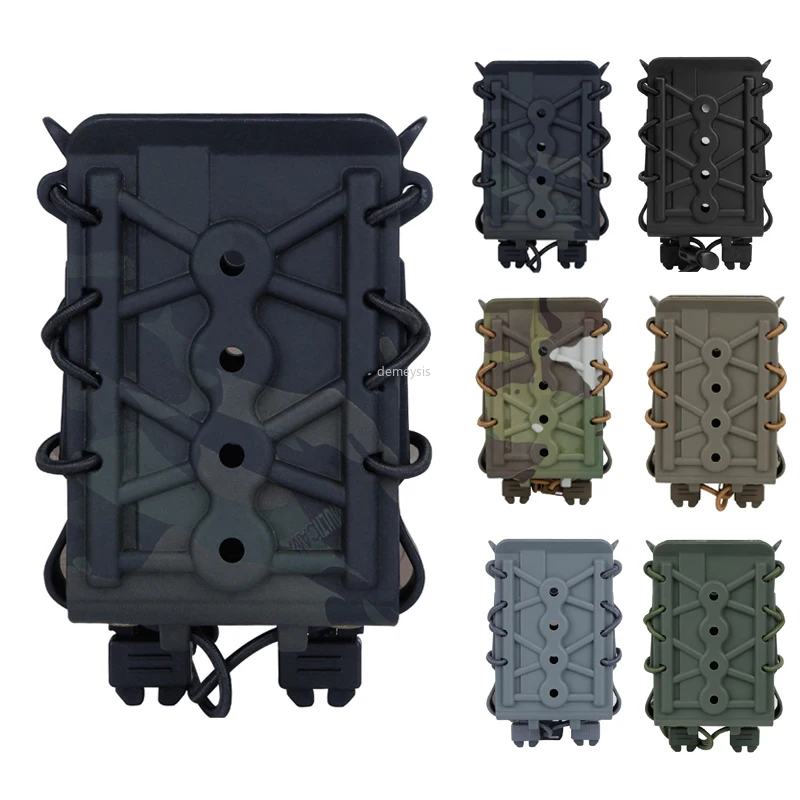 

5.56mm 7.62mm Tactical Magazine Pouches Molle Belt Fast Attach Ammo Carrier Case Airsoft Rifle 5.56 7.62 Mag Pouch