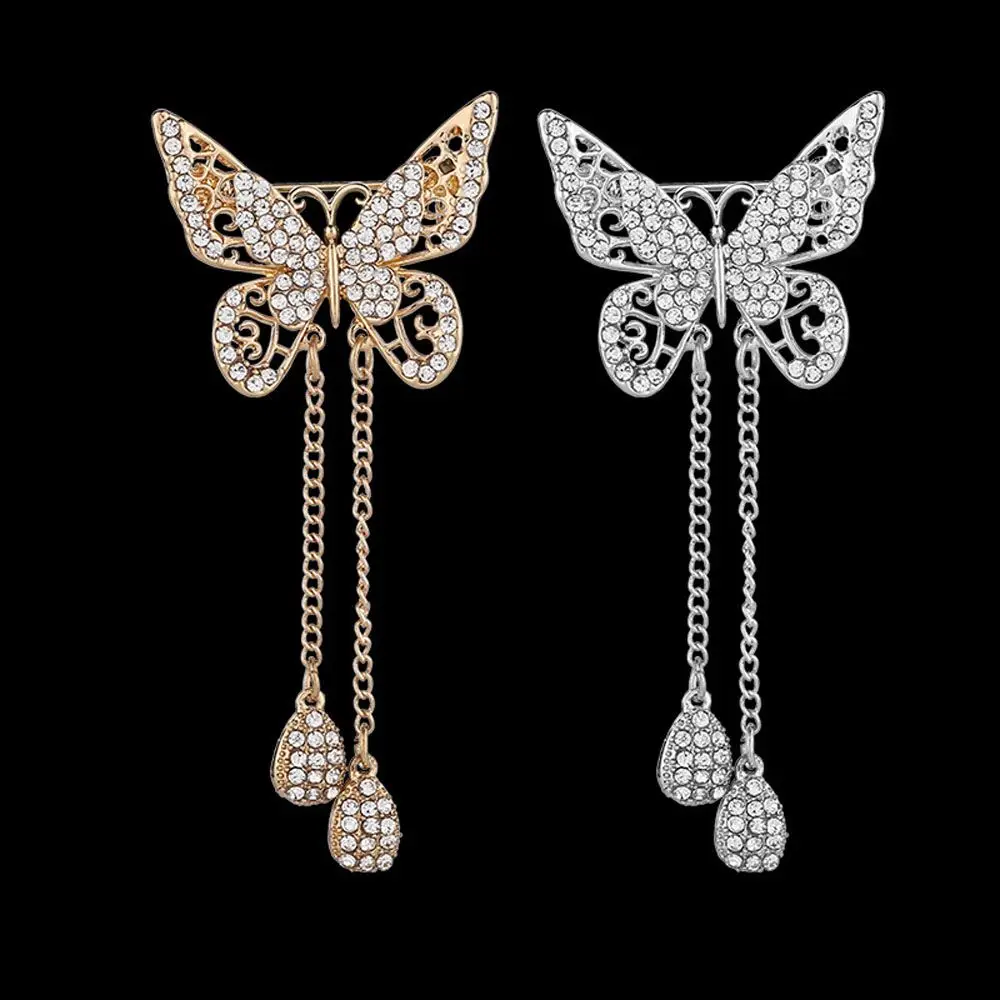 Кристальная булавка-брошь для женщин брошь-бабочка и брошь-стрекоза, ювелирные изделия модной свадебной вечеринки бижутерия, лучший подарок.