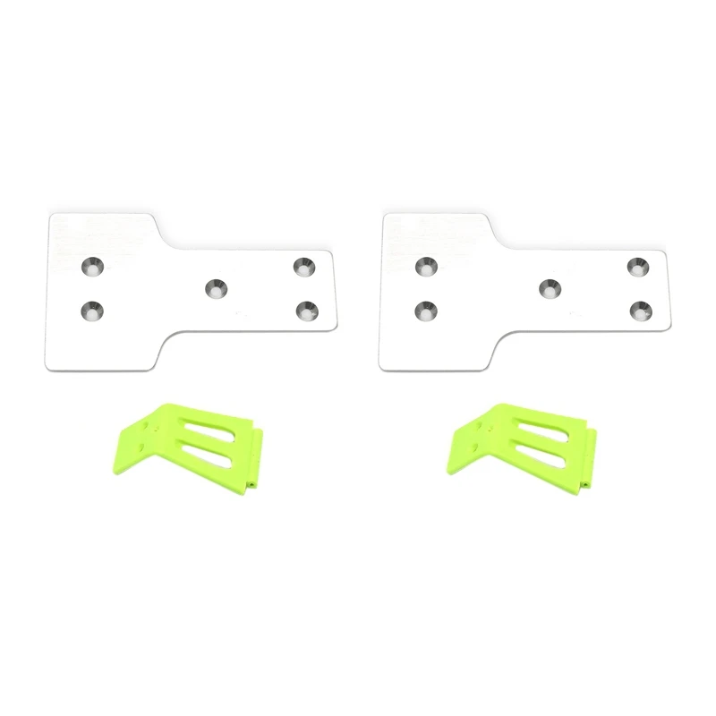 

2X 12428-0364 защита переднего и нижнего алюминиевого листа и передний бампер для Wltoys 12428 12427 Запчасти для радиоуправляемых автомобилей