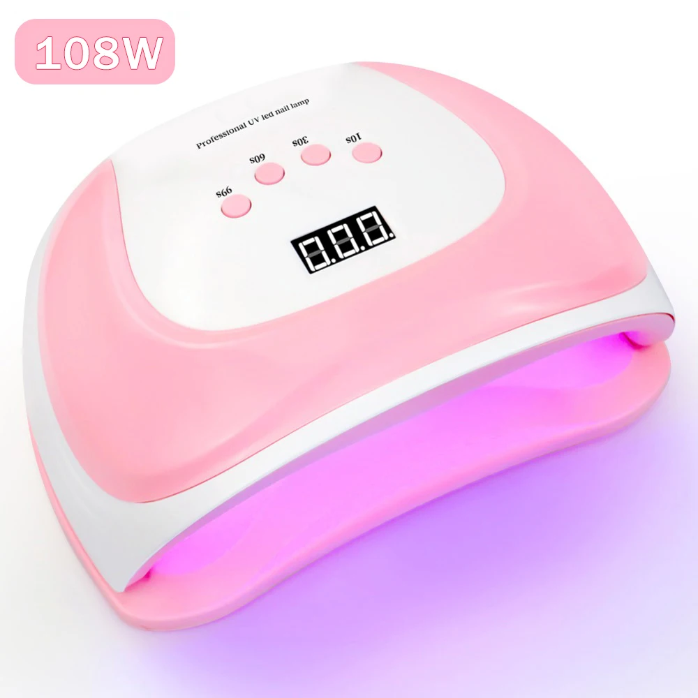

108/80/72/36W UV LED Lamp For Nails Dryer Two Hand Ice Lamp 54 LEDS For Manicure Gel Nail Lamp Drying Lamp For Gel Varnish