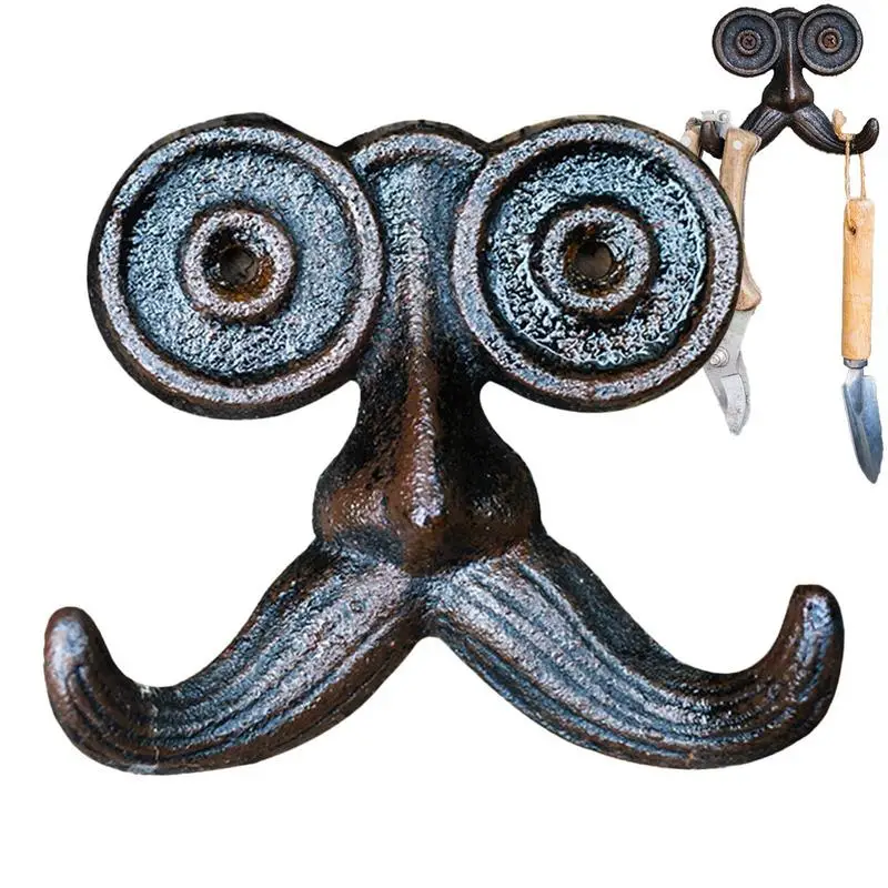 

Iron Yard Wall Hooks Decorative Coat Hook Cast Iron Hanger Bear Shaped Decorative And Practical Exquisite And Sturdy Iron Wall