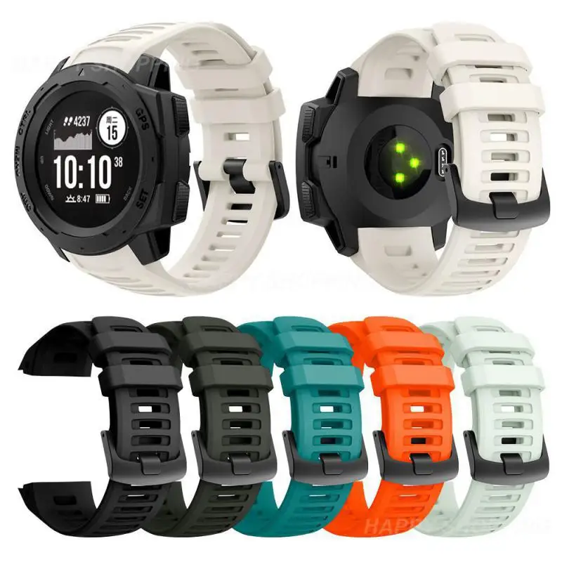 

Silicone Strap For Garmin Instinct Smart Watch Band Replacement Wristband Bracelet For Garmin Instinct Smart Sport Accessories