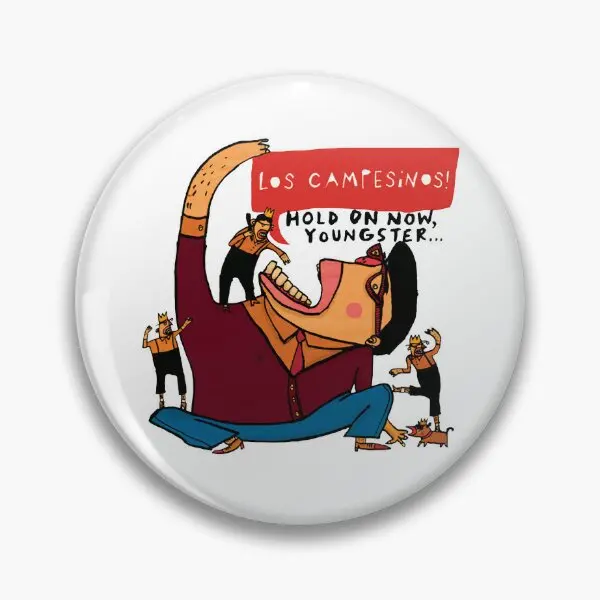 Мягкая булавка для кнопки Los Campesinos Женская лацкана модная Металлическая Булавка