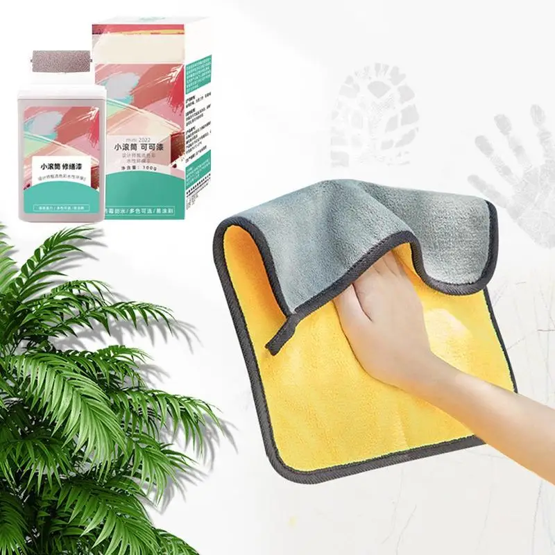 

Wall Repair Paste Roller 100g Repair Paint For Interior Wall Rolling Brush Repair Wall Paint Wall Paint Brush For DIY Renovation