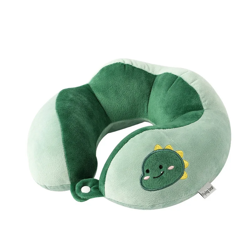 

Cartoon Kids U-shaped Pillow Plush Neck Protect Pillow Nap Pillow Lunch Break Pillow Cervical Pillow Travel Pillows for Children
