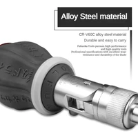 Мини отвертка с храповым механизмом и набором бит#3