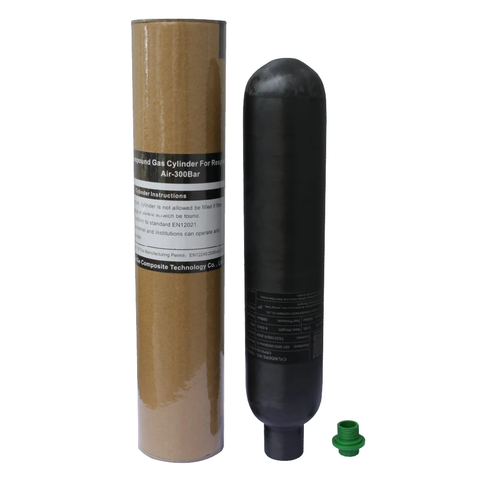 Баллон HPA из углеродного волокна 4500PSI 300Bar 30MPA 0.48L 0.58L, баллон высокого давления для воздуха M18*1.5 (art.: 3920d30aaa411) - 3920d30aaa411