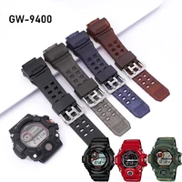 for casio gw 9400 men replacement sport waterproof wrist band bracelet accessories gw9400 soft rubber watch strap