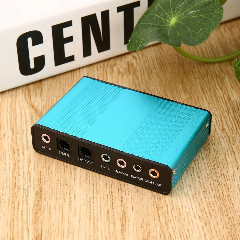 Профессиональная внешняя звуковая карта USB канал 5 1 7 оптическая лампа для ПК