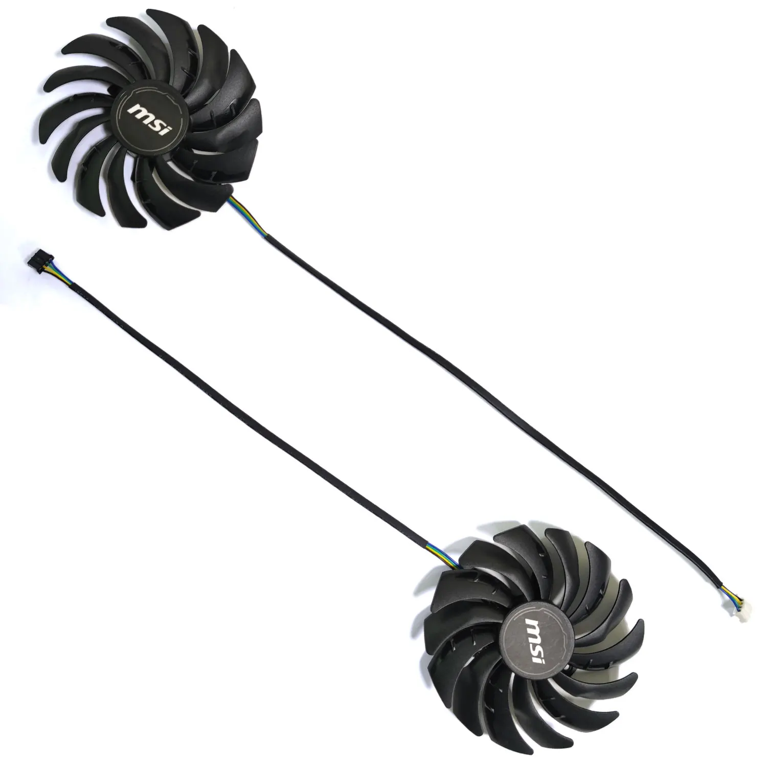 Новый 2 шт. 95 мм PLD10010S12HH RX 6700 XT Mech 2X охлаждающий вентилятор для MSI RTX 3060 3070 TI VENTUS OC