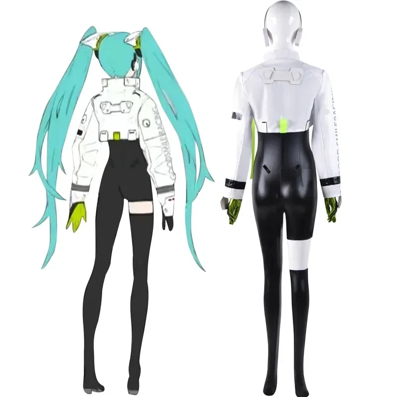 Фото Гоночные костюмы Miku 2026: Проект GT, костюмы для косплея гонщиц Miku, костюм и косплей Miku Y07MX №3