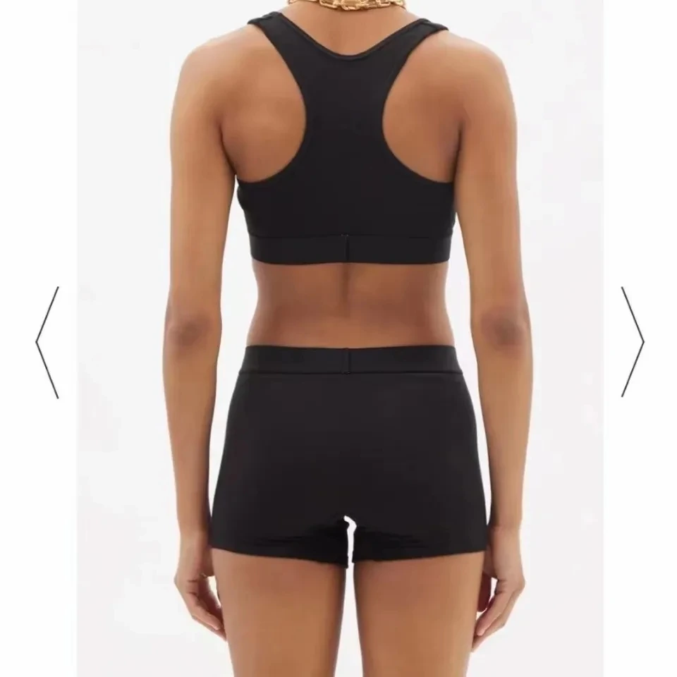 Женский Повседневный комплект из двух предметов облегающий спортивный жилет без