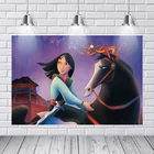 Фотофон с черной лошадью для девочек