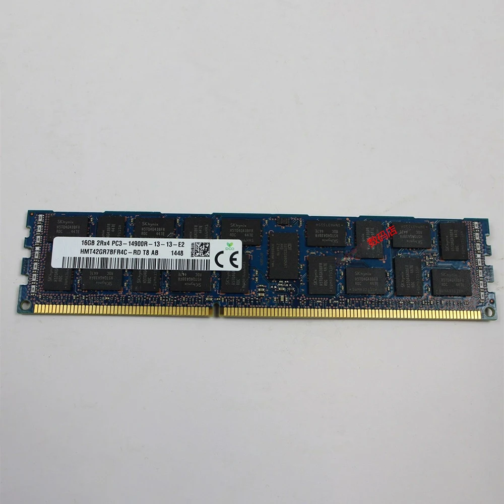 1 шт. для серверной памяти SKhynix 16 ГБ PC3-14900R DDR3 1866 REG HMT42GR7BFR4C-RD