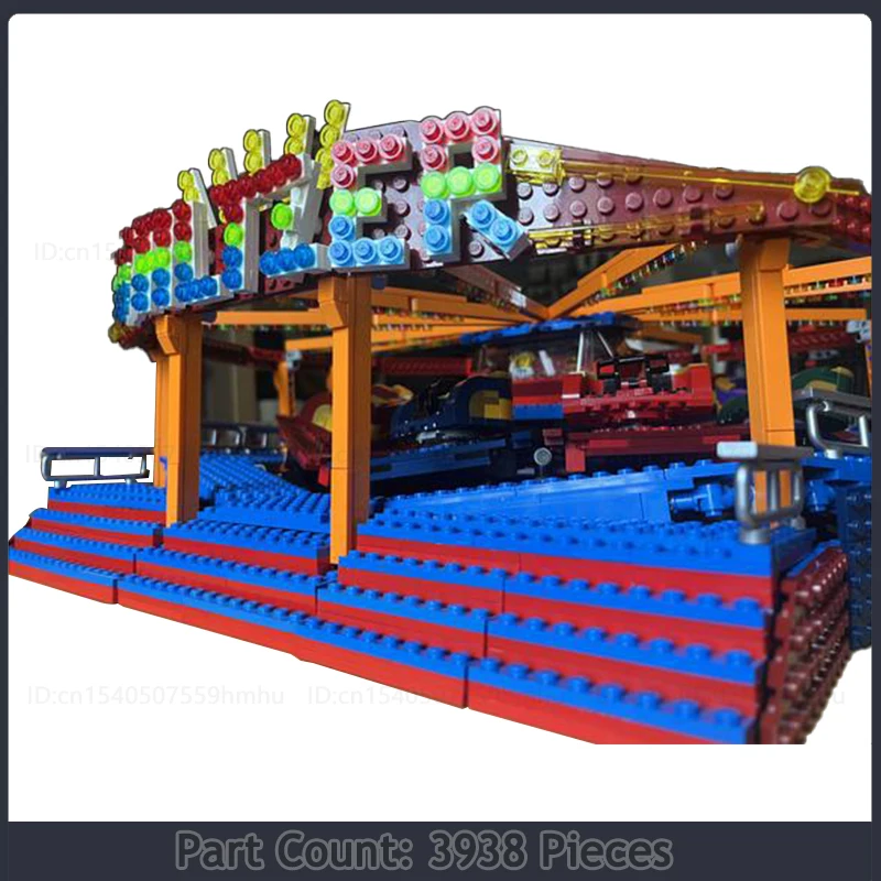 Детский конструктор Waltzer GBC моторная машина игровая площадка кубики