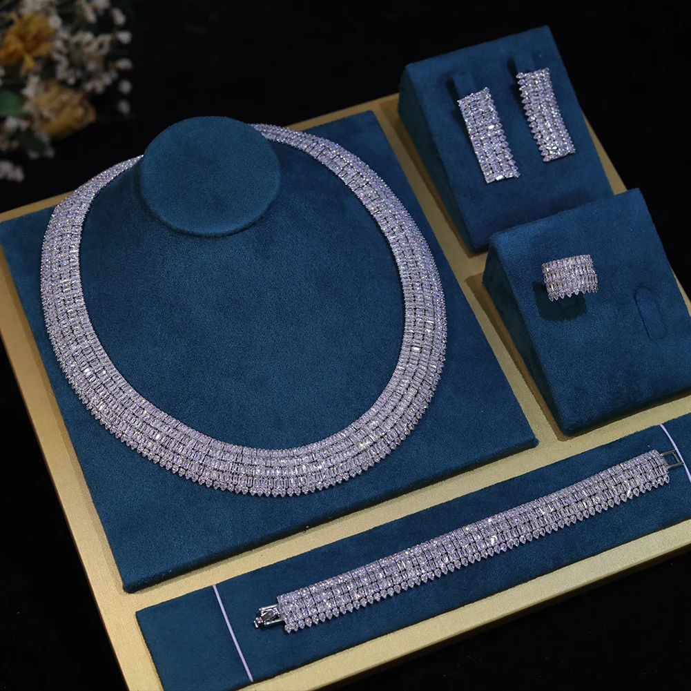 Уникальное роскошное колье ZY в африканском стиле для свадебной вечеринки Naija