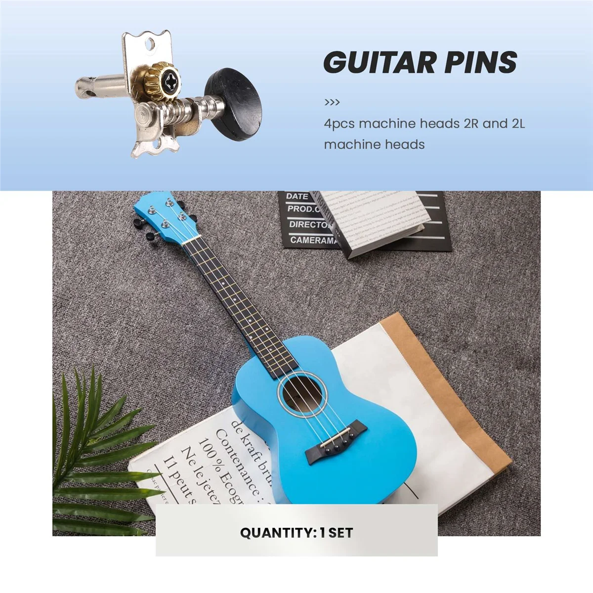 Колышки для тюнинга тюнеры машинные головки 2R 2L 4-струнной укулеле запчасти