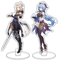 hot anime genshin impact eula ganyu albedo rosaria cosplay stand plate acrylic character model plate fans gift collection props