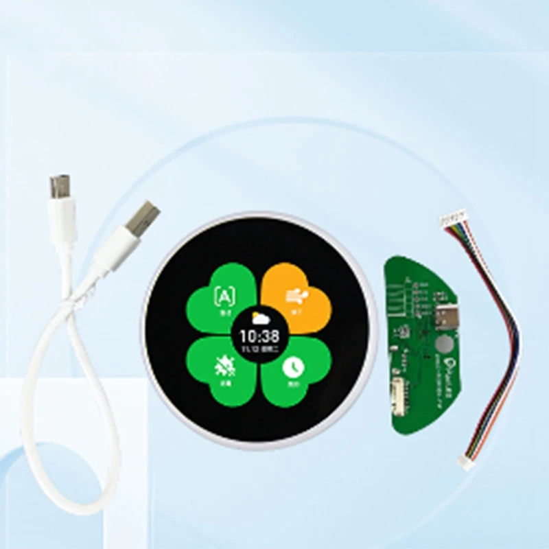 ЖК-дисплей 2 1 дюйма 480X480 с IPS-матрицей и рукояткой энкодера ESP32-S3 Module N16R8 ST7701 4G WIFI