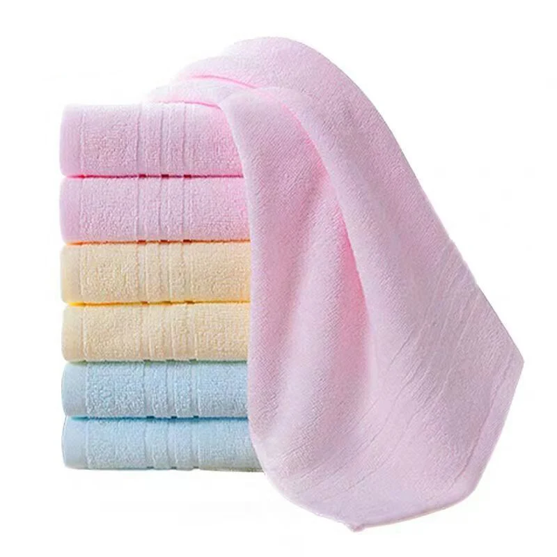 

Face towel thickened microfiber absorbent high density cotton towel quick dry cleaning face towel soft absorbent 10pcs suit