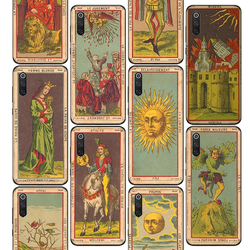 

Tarot Cards Reading Art Phone Case For Xiaomi Redmi Note 10 10S 9 9S 8 8T 11S 11 Pro 7 5 9T 9C 9A 8A 7A 6A 6 Fundas Cover Coque