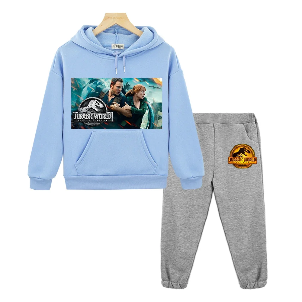 Детская одежда с капюшоном в стиле Мир Юрского периода y2k пуловер осенняя куртка