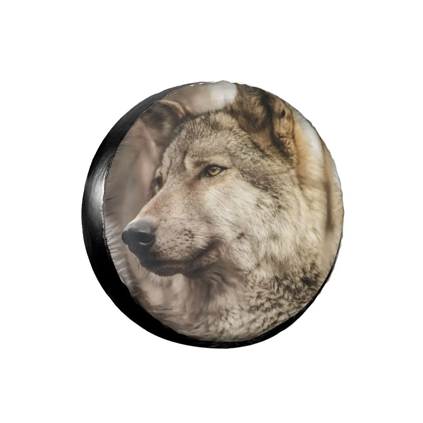 

Wolf,3D Printed Wolf Spare Tire Cover Waterproof Dust-Proof UV Sun Wheel Tire Cover Fit For Jeep,Trailer