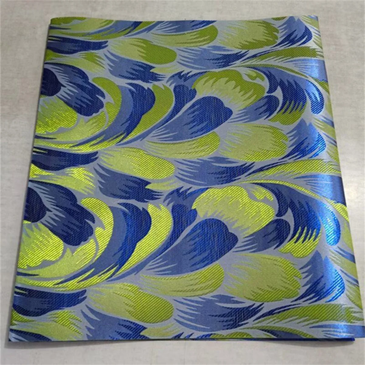 Синий Высококачественный Африканский головной убор SEGO для изготовления