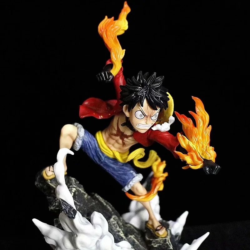 

18cm Japanese Anime desktop ornament Fire Punch PVC Action Figure Toy Statue Adult Collection Model Doll Children Christmas Gift