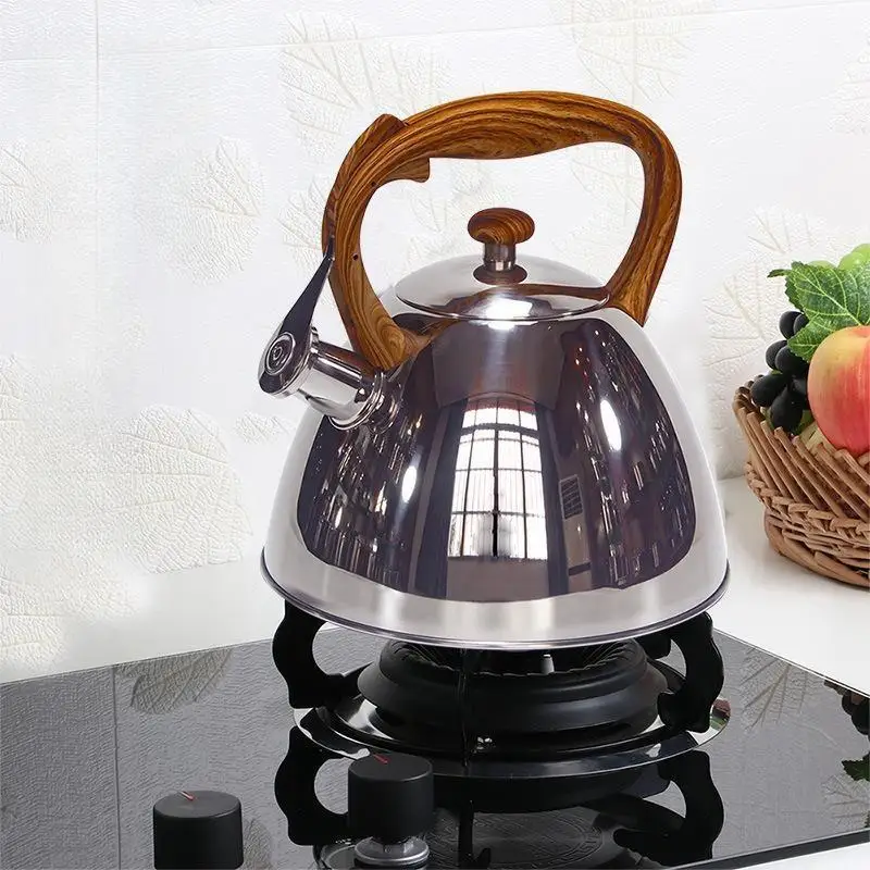 

3L Liter Stainless Steel Whistle Kettle Thickened Kettle Gas Induction Cooker Universal Kettle Whistle Kettle