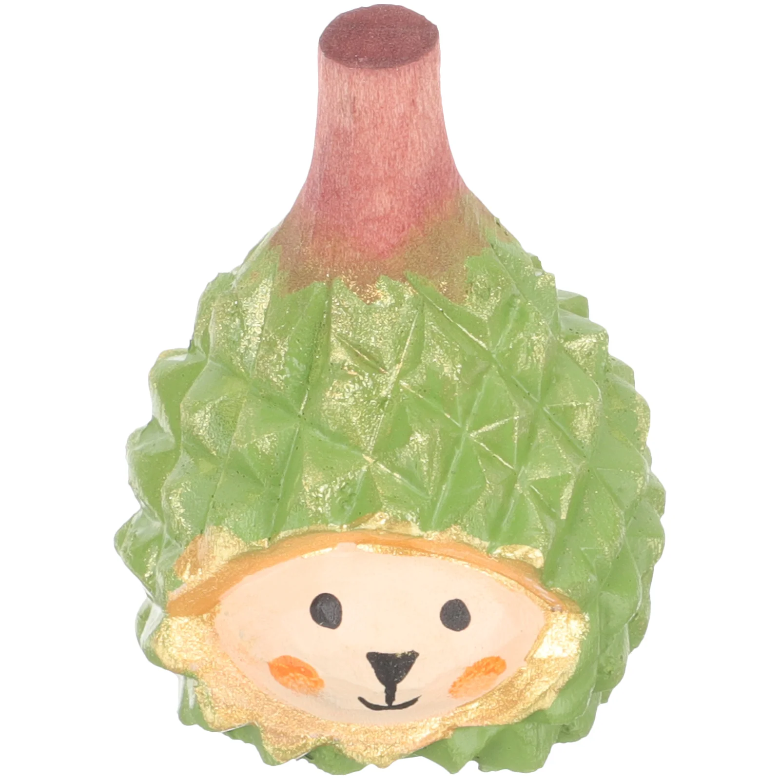 

Figurine Sculpture Statue Fruit Durian Shui Feng Wood Figurines Durians Car Decoration Artificial Ornament Animal Hedgehog