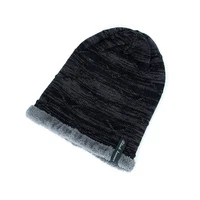 1 pcs mens womens simple common slouchy beanie hat daily formal knitted plain pure color warm