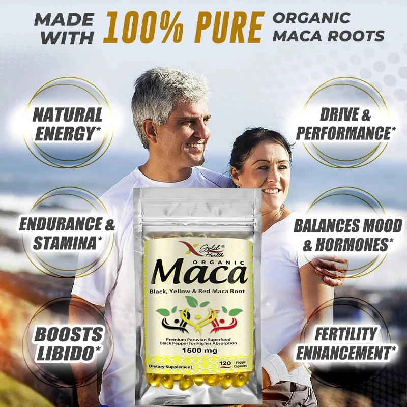 

Energy Boost, Performance and Mood Support for Men and Women, Helps Improve Stamina, Libido, Muscle Mass and Expansion