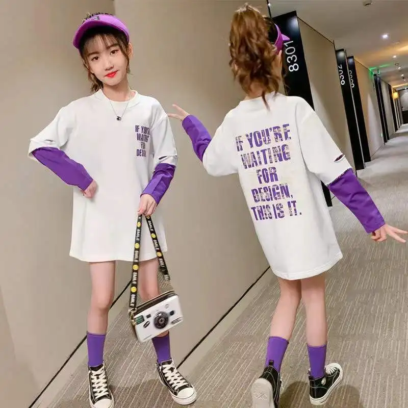 Cartoons Spring Autumn Tops Hoodies Girls Sweatshirts Jacket Coat Kids Overcoat Outwear Teenager Wedding Party Dress High Qualit