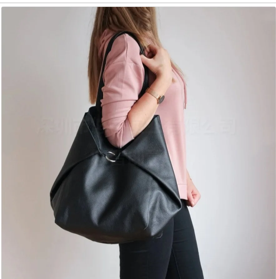 New Arrival Causal Vintage Large Capacity Women Shoulder Tote Bag Ladies Shopping Bag For Female