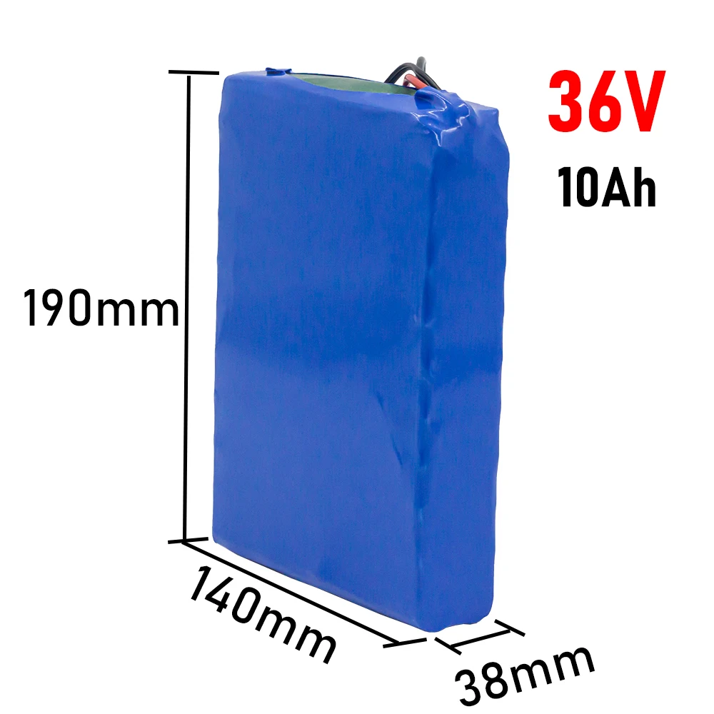 

18650 battery pack 10s4p 36V 10AH high power 400W, suitable for electric bicycle lithium battery with charger sales rechargeable