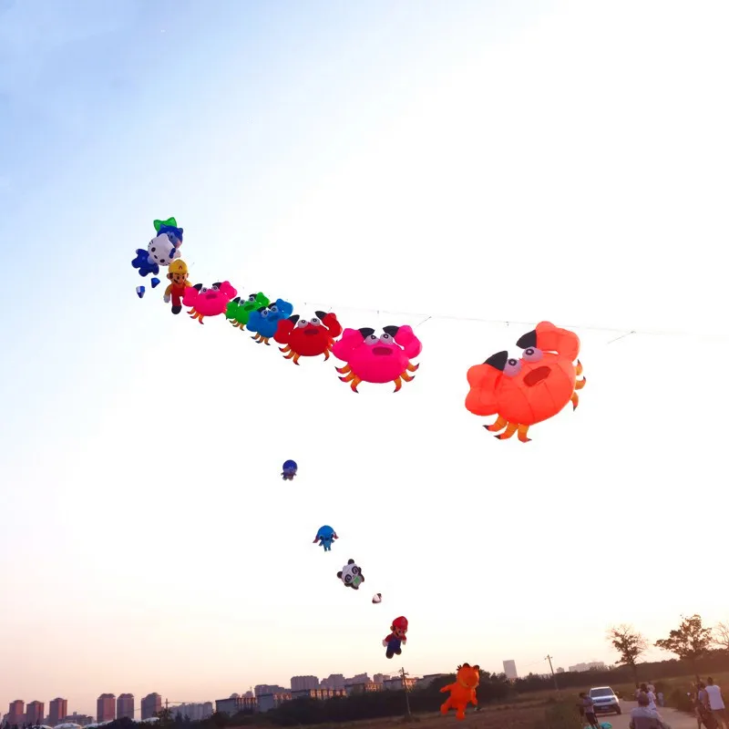 Бесплатная доставка крабовые воздушные змеи на открытом воздухе spielzeug Drachen Steigen