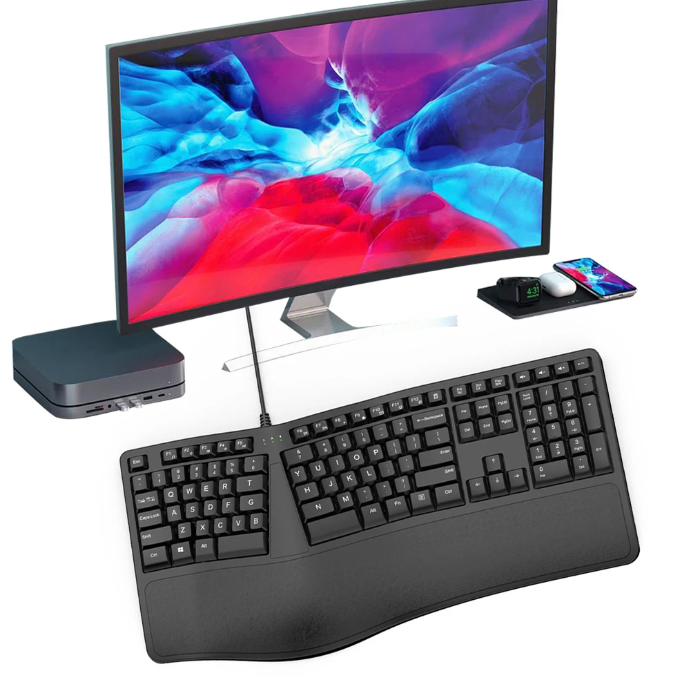 Logitech K9 проводная игровая клавиатура 110 клавиш | AliExpress