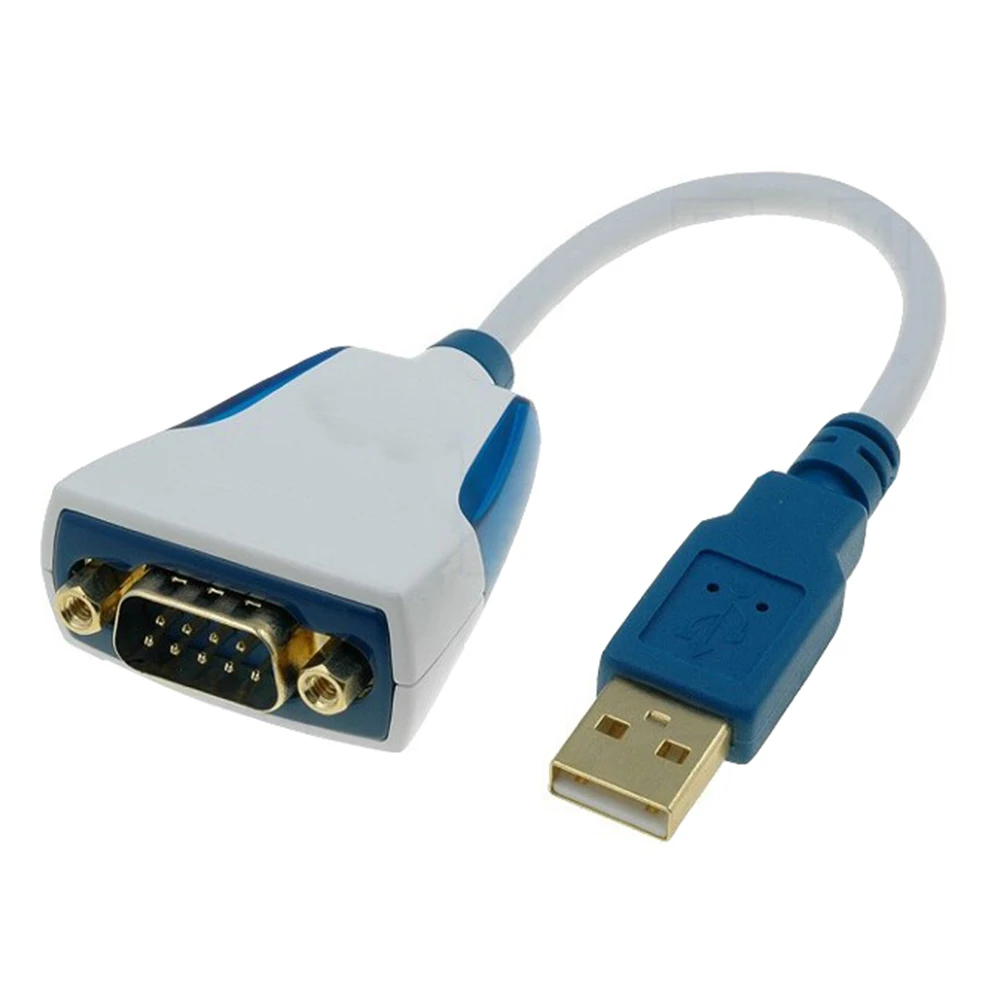 

Short USB to RS232 cable FTDI Chip USB 2.0 to DB9 RS232 Serial cable 20CM for win11 win10 Mac OS.