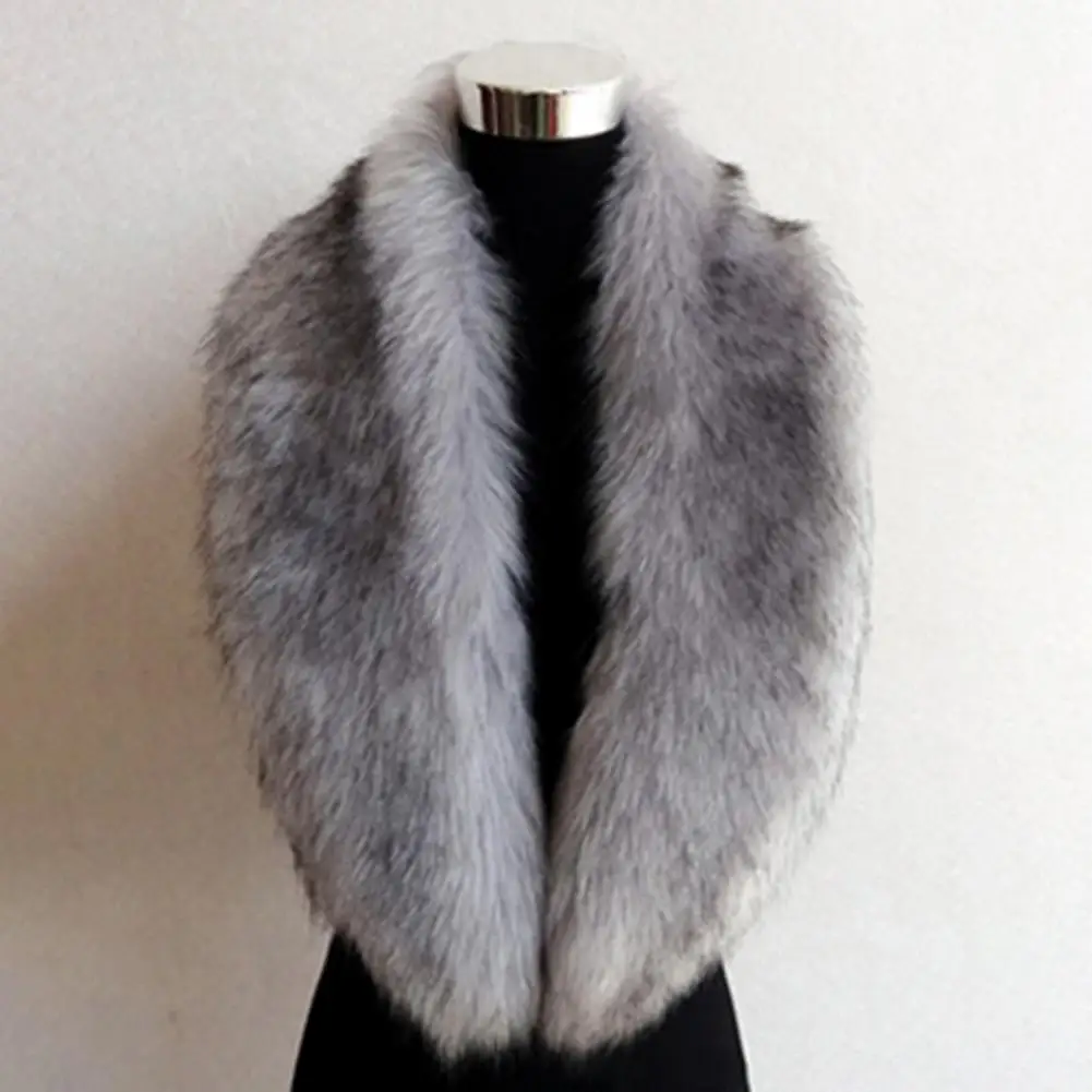 Женский мягкий уютный Пушистый Зимний женский шарф из искусственного меха