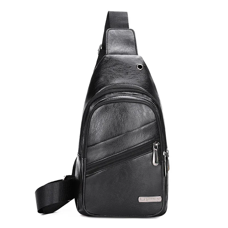 

Men Crossbody Bag Shoulder Bags Vintage Men Handbags Large Capacity PU Leather Bag For Man Messenger Bags Tote Bag