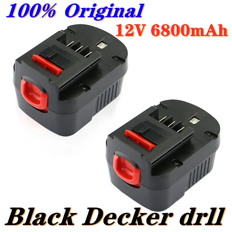 

12 В 6800 мАч Werkzeug Akku для Black & Decker A12 A12EX FSB12 FS120B A1712 HP12K HP12 никель-металлогидридный аккумулятор