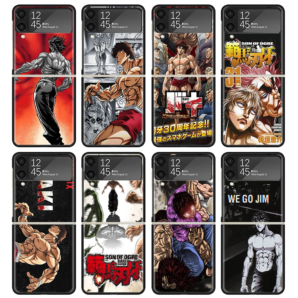Оригинальный чехол Baki the Grappler в стиле аниме для Samsung Galaxy Z Flip 4 5 3 z Flip5 Flip4