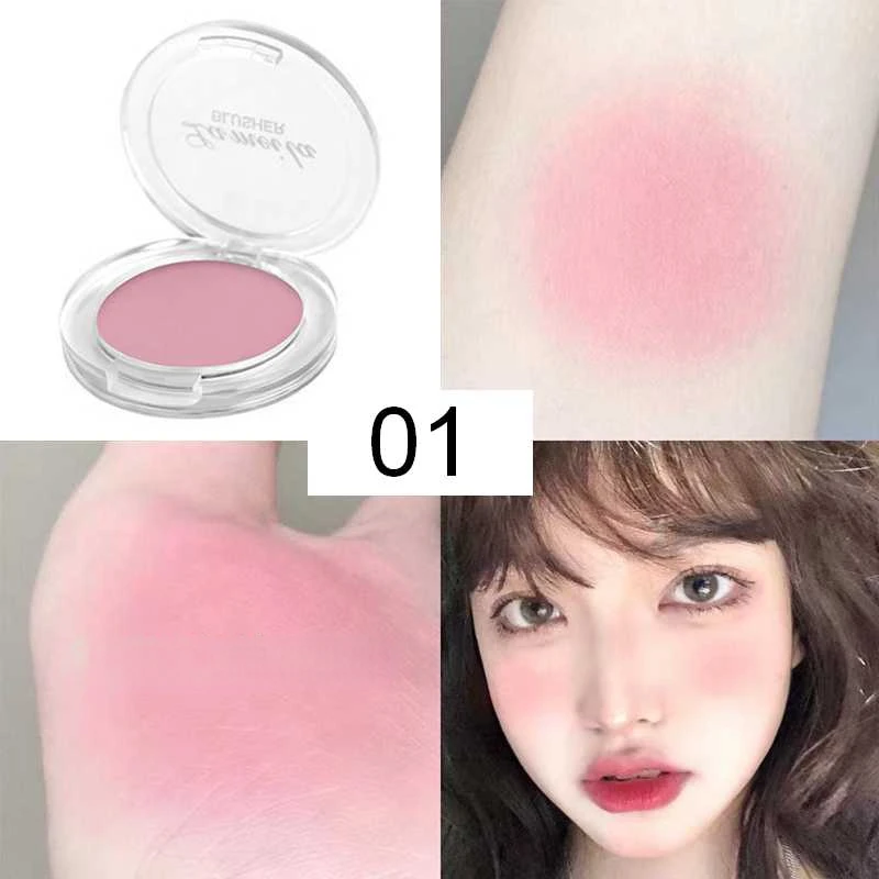 Girl Blush Peach Cream Makeup Blush Palette Cheek Contour Blush Cosmetics Blusher Cream Makeup Rouge Cheek Tint Blush New