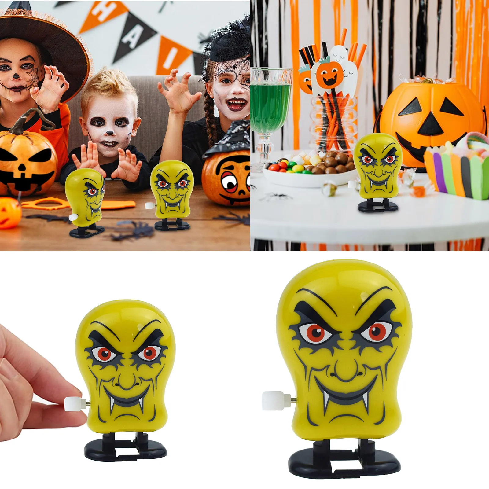 

Halloween 1 Pcs Wind Up Toys Assorted Bag Filler Clockwork Toys Supply For Holiday Party Favors Birthday Gifts Baby Bath Sponge