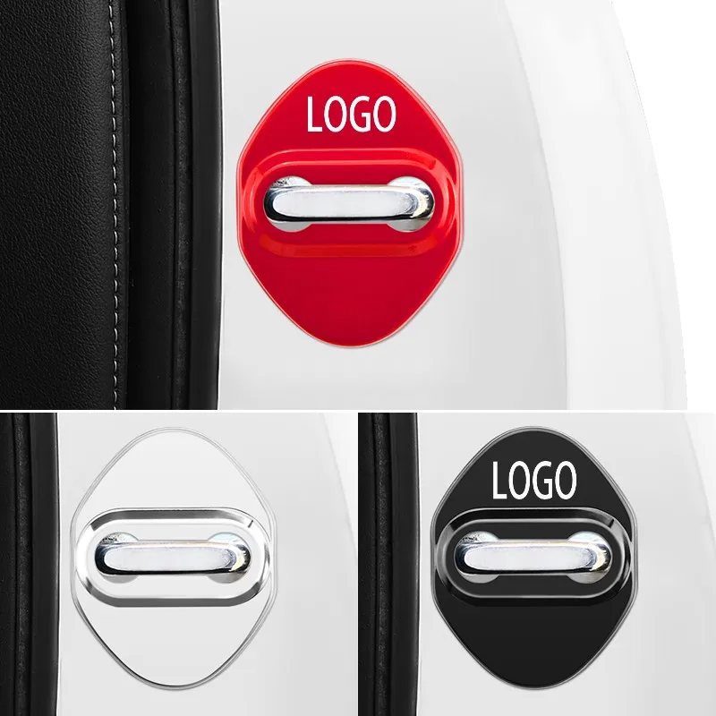 

4pcs Door Lock Decoration Protection Cover Emblem case for CHERY Arrizo TIGGO 3 4 5 7 PRO 8 Accessories