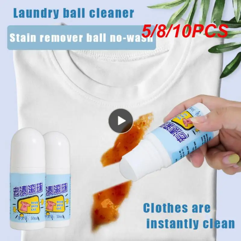 

5/8/10PCS Clothes Remover Washing Capsules Water Repellent Spray For Shoes Wet Cleaner Stain Cream For Cloth. Of Arms And Chest
