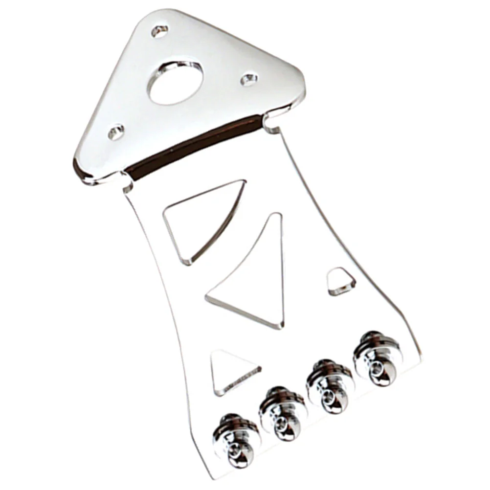 

Pattern Pull Panel Guitar Tailpieces Musical Instrument Accessories Banjo Bridge Hangers Metal Chrome